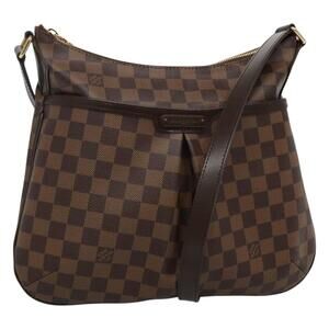 LOUIS VUITTON Damier Ebene Bloomsbury PM Shoulder Bag N42251